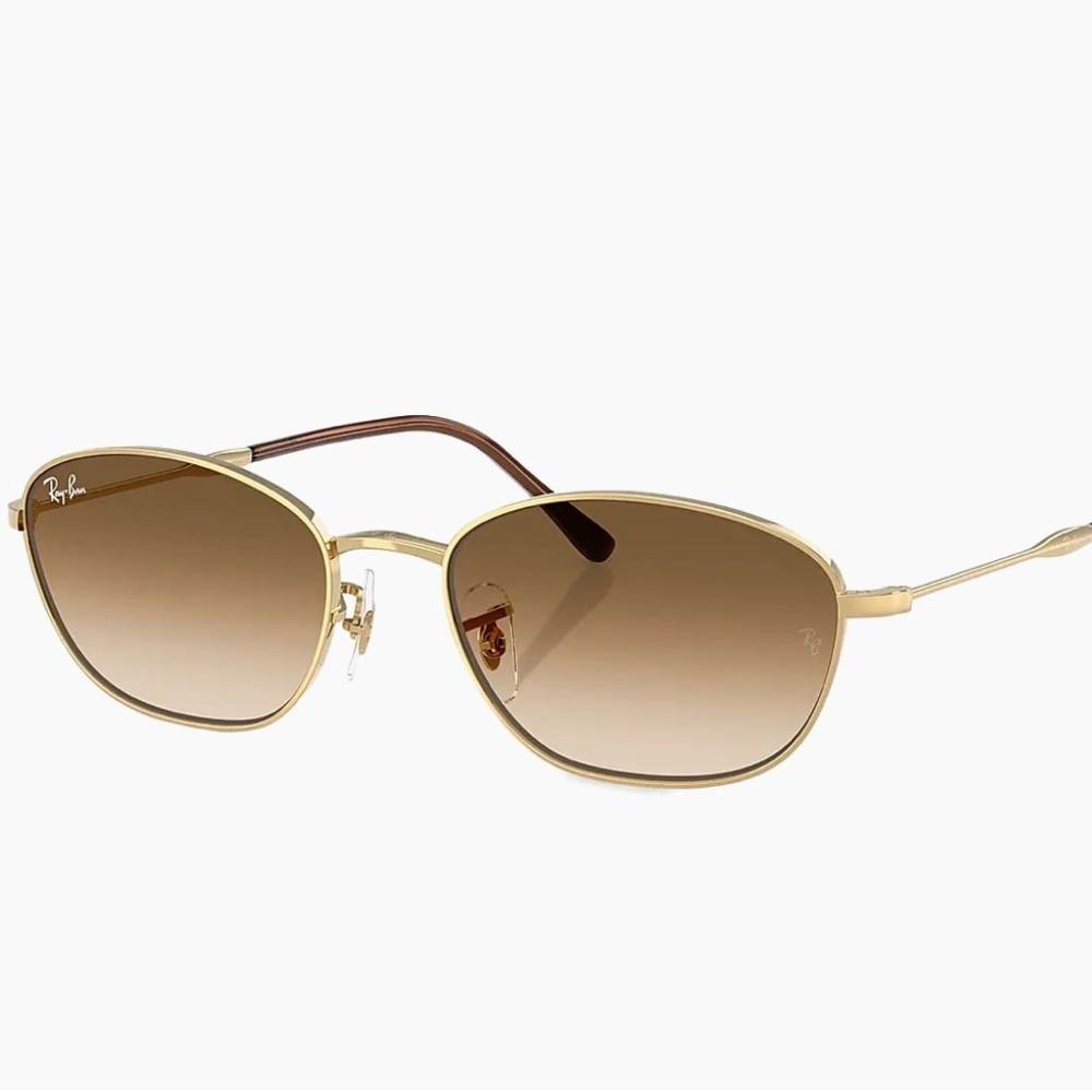 Ray Ban 0RB3749 55MM Geometric Sunglasses in Gradient Brown